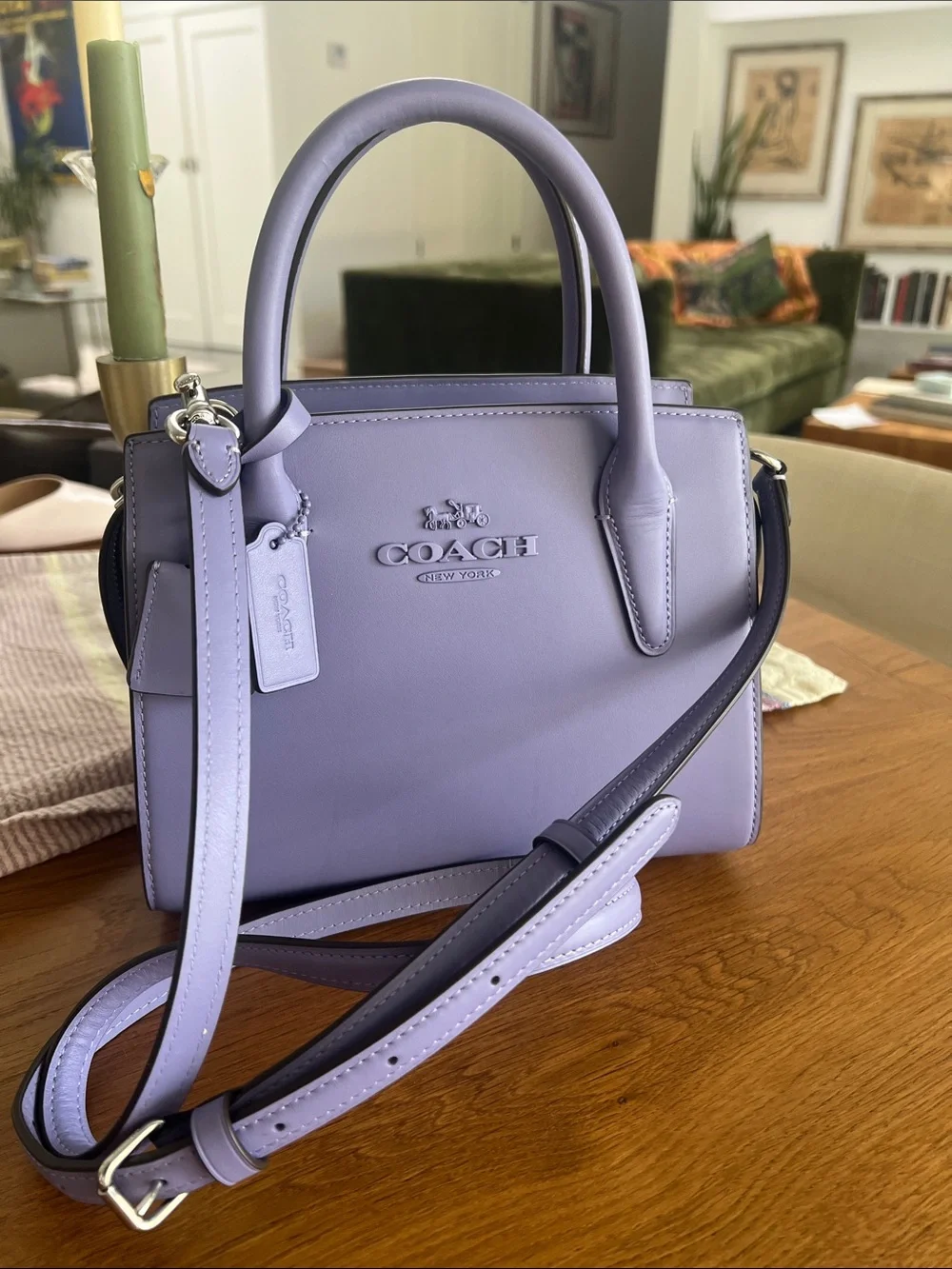 Coach Lavender Purple Mini Satchel-Never used!